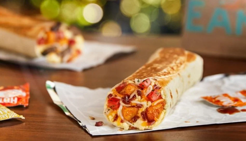 Best Fast Foods for Weight Watchers: Cheeseburger: Cheesy Toasted Breakfast Burrito