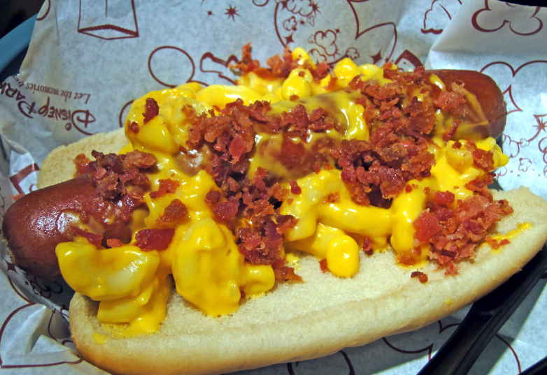 Best Disneyland Food-Mac and Cheese Dog