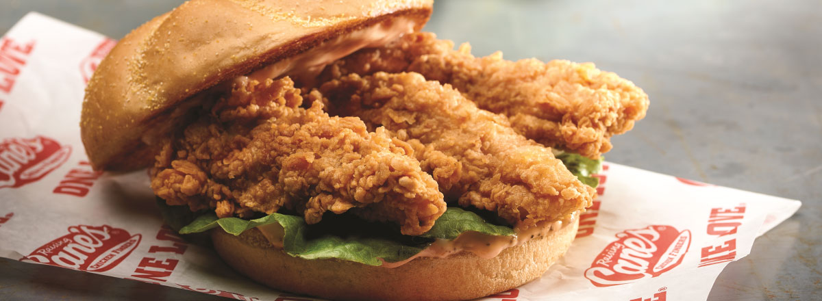 best fast food chicken sandwich, Raising Cane's-Chicken Finger Sandwich